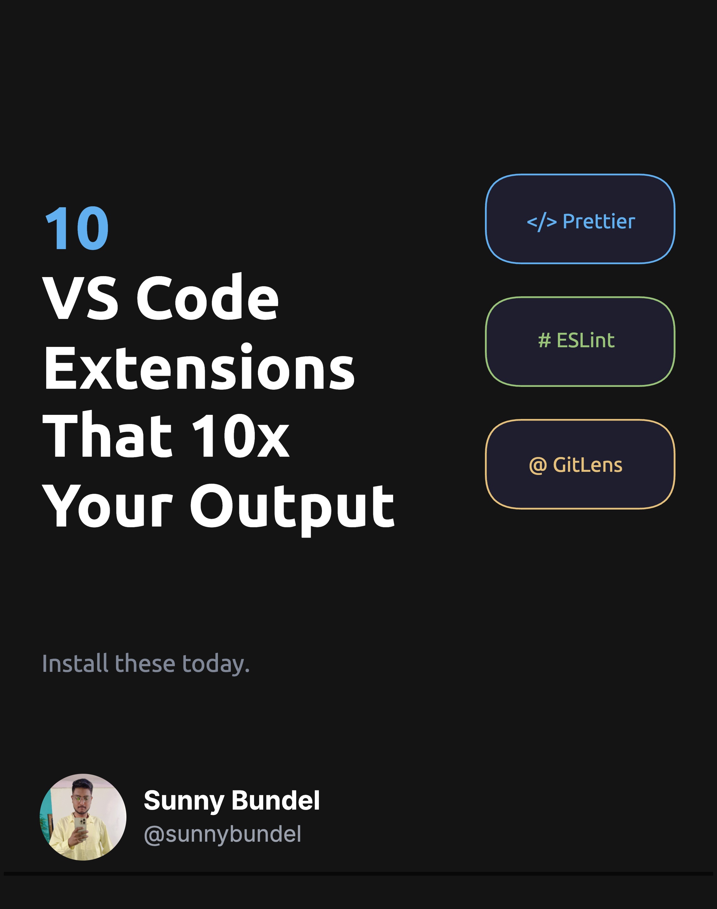 VS Code Extensions for Productivity