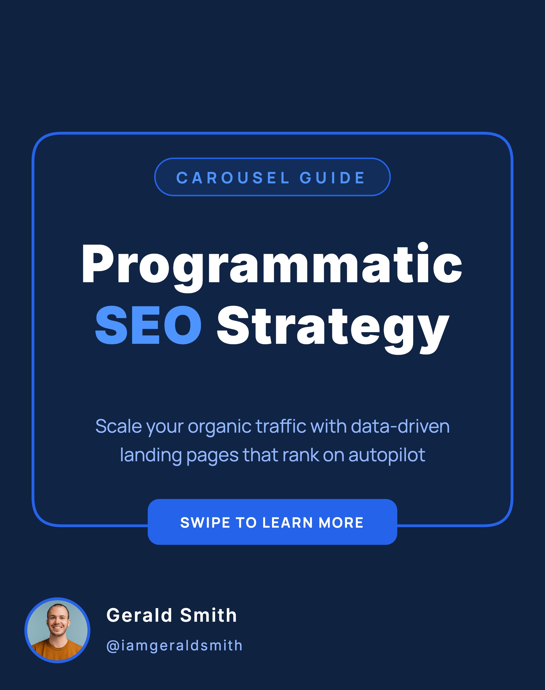 Programmatic SEO Strategy