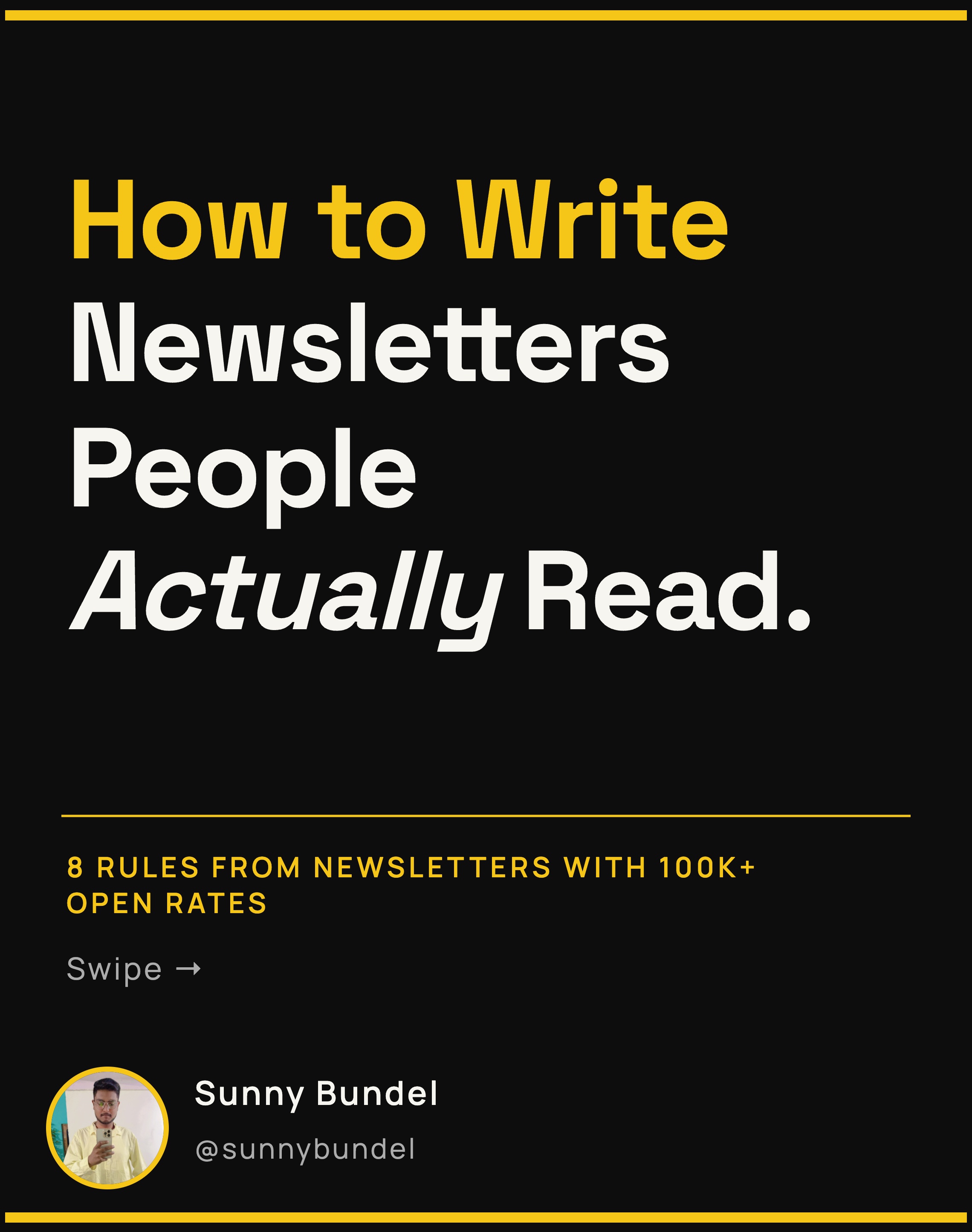 How to Write Newsletters People Actually Read.