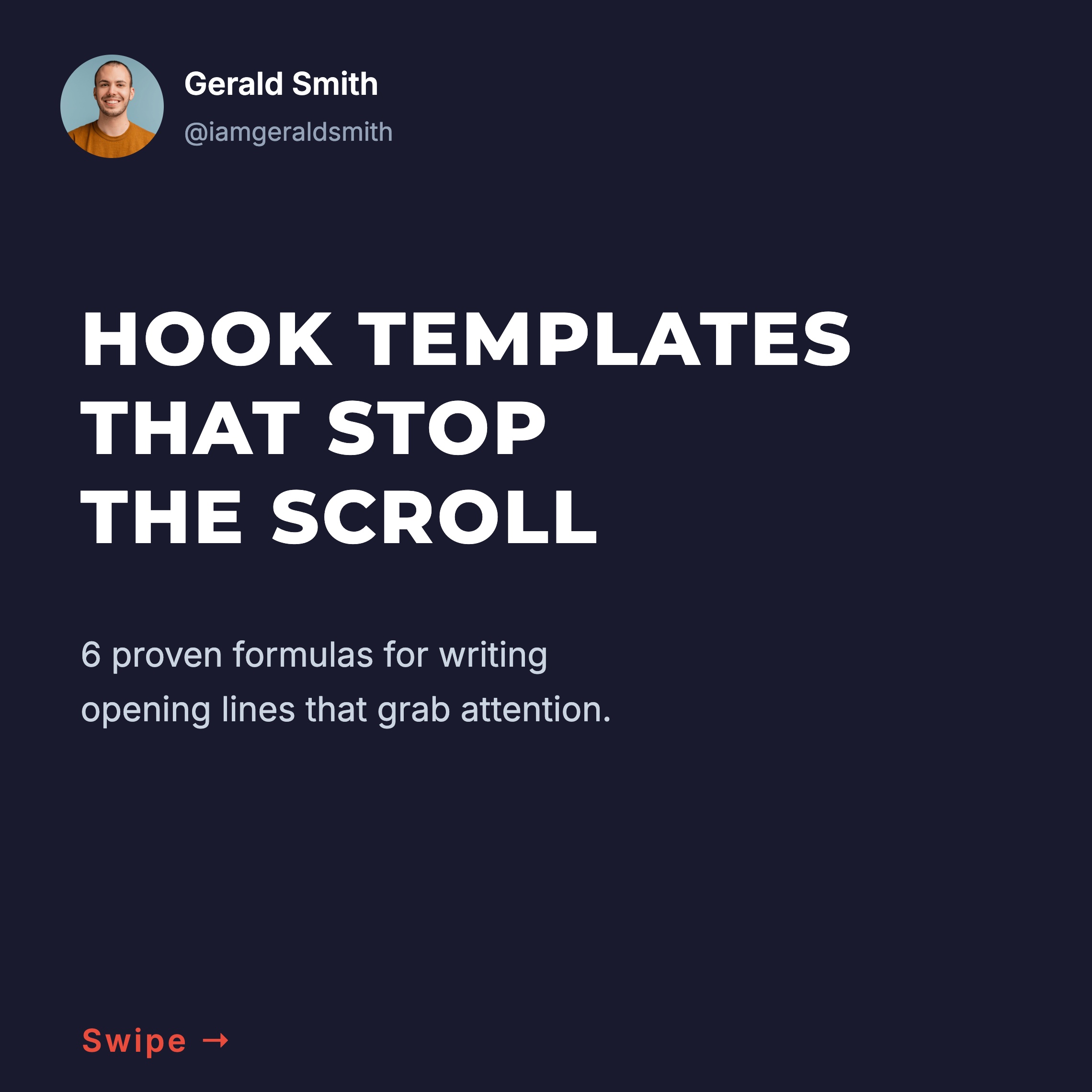Hook Templates That Stop the Scroll