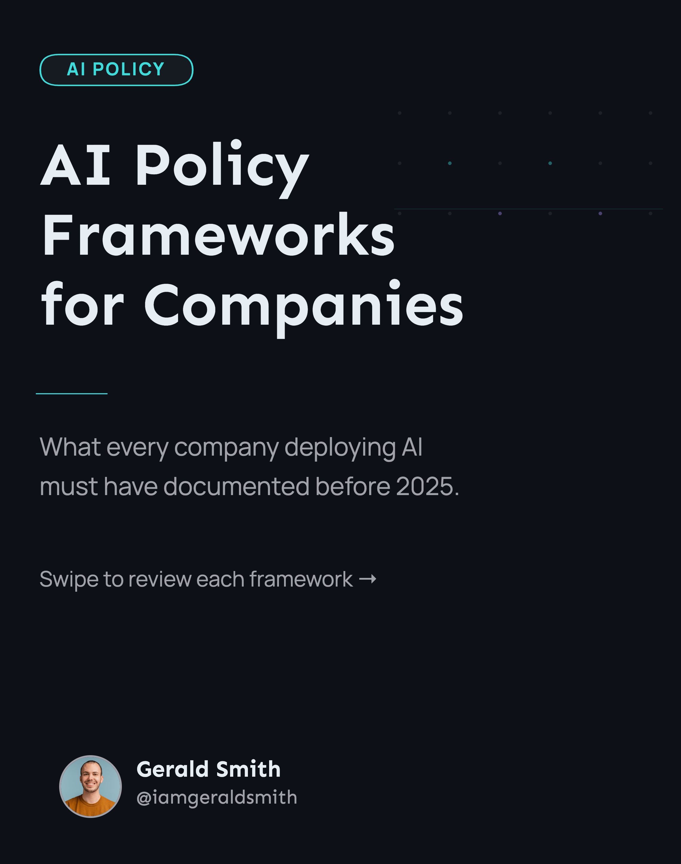 AI Policy Frameworks