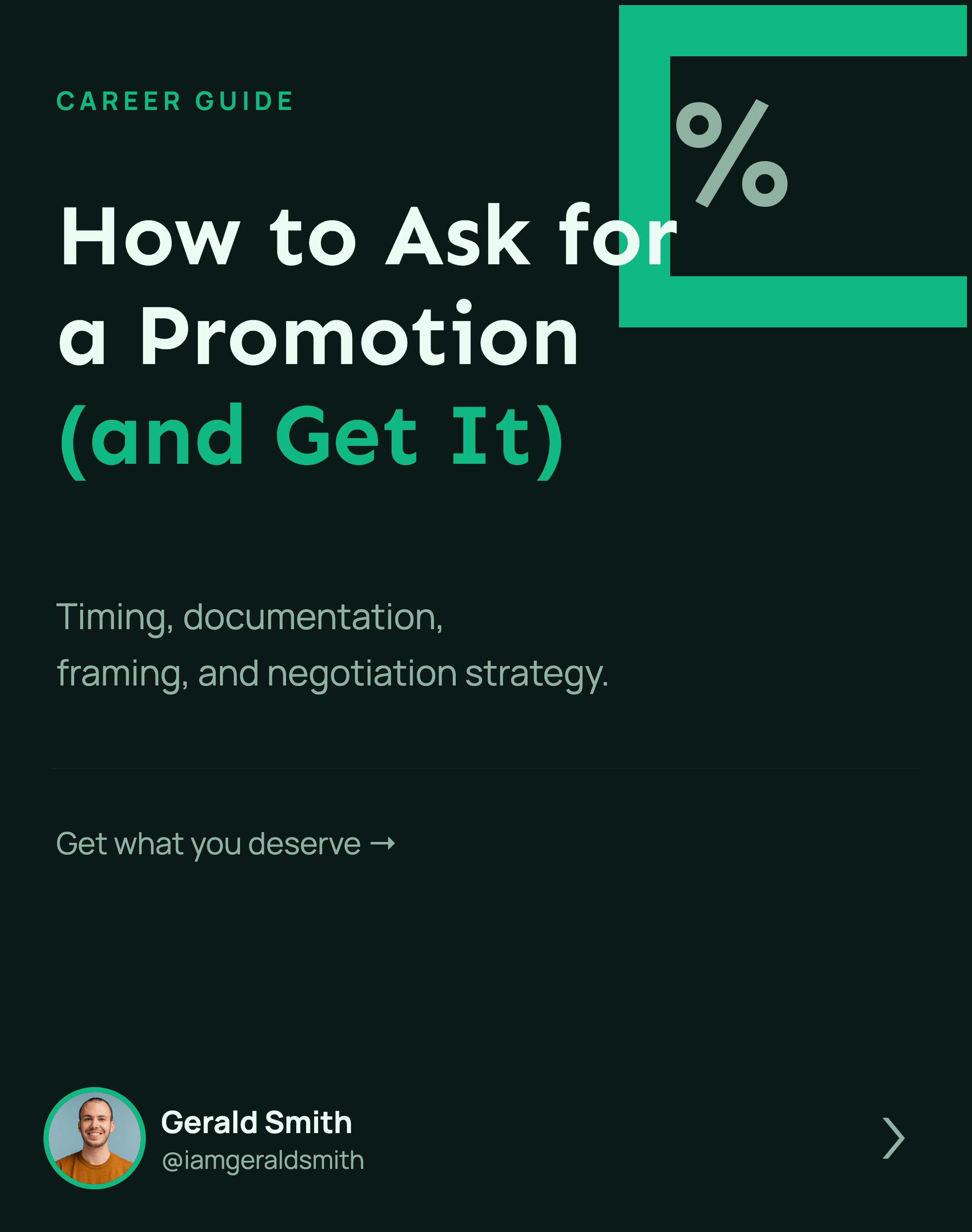 How to Ask for Promotion